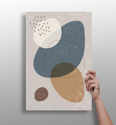 Line Art Modern Shape V4 Aluminum Print.